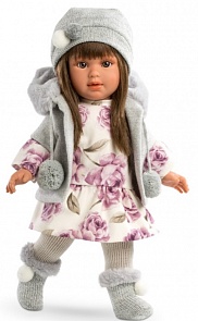 Кукла Мартина в серой шапочке, 40 см. (Llorens Juan, S.L., L 54017veg)